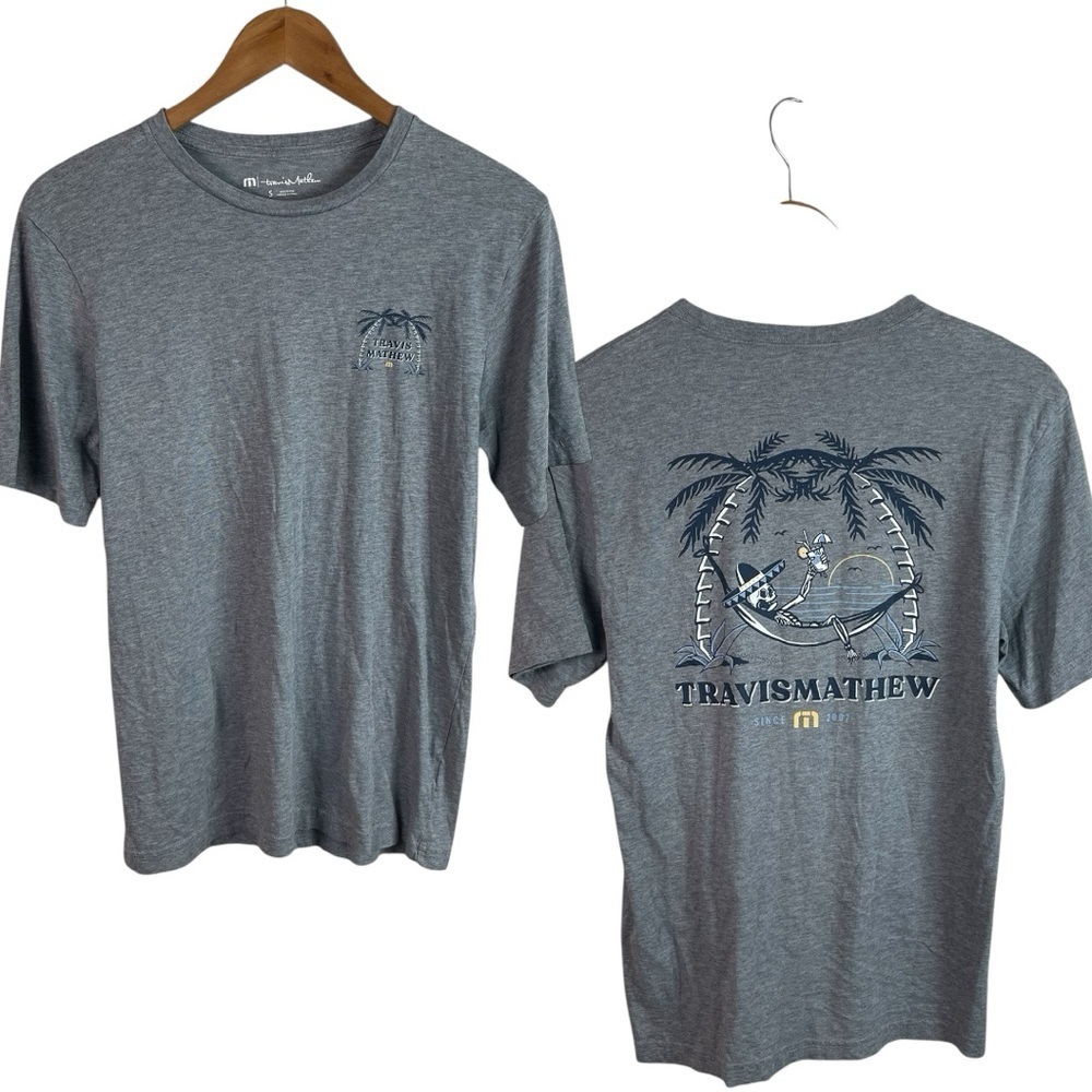 TS1117 Men’s Travis Mathew Golf Brand Graphic T Shirt S